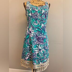 Lilly Pulitzer Eaton Shift Dress In Montauk 2 Flawless